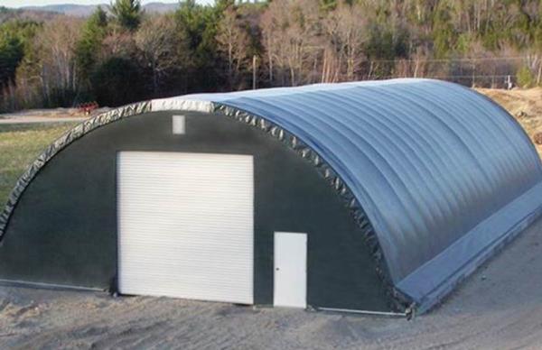 30'Wx60'Lx15'H enclosed fabric building